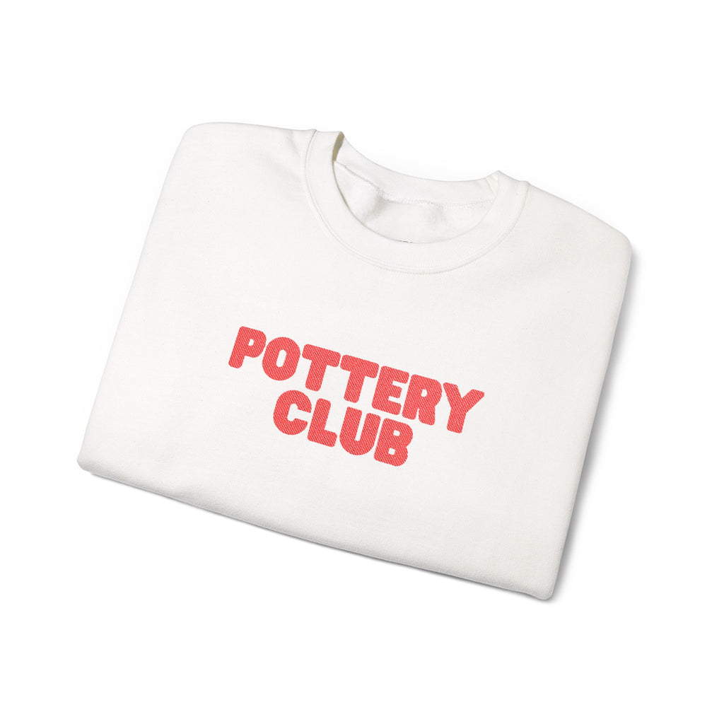 'pottery club' crewneck sweatshirt