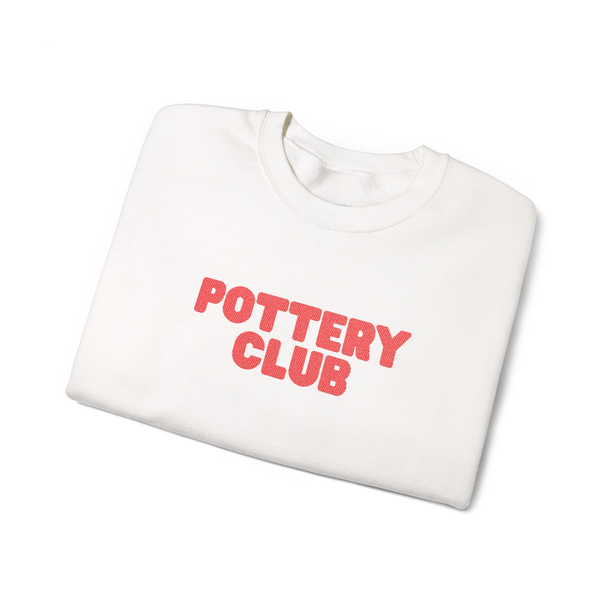 'pottery club' crewneck sweatshirt
