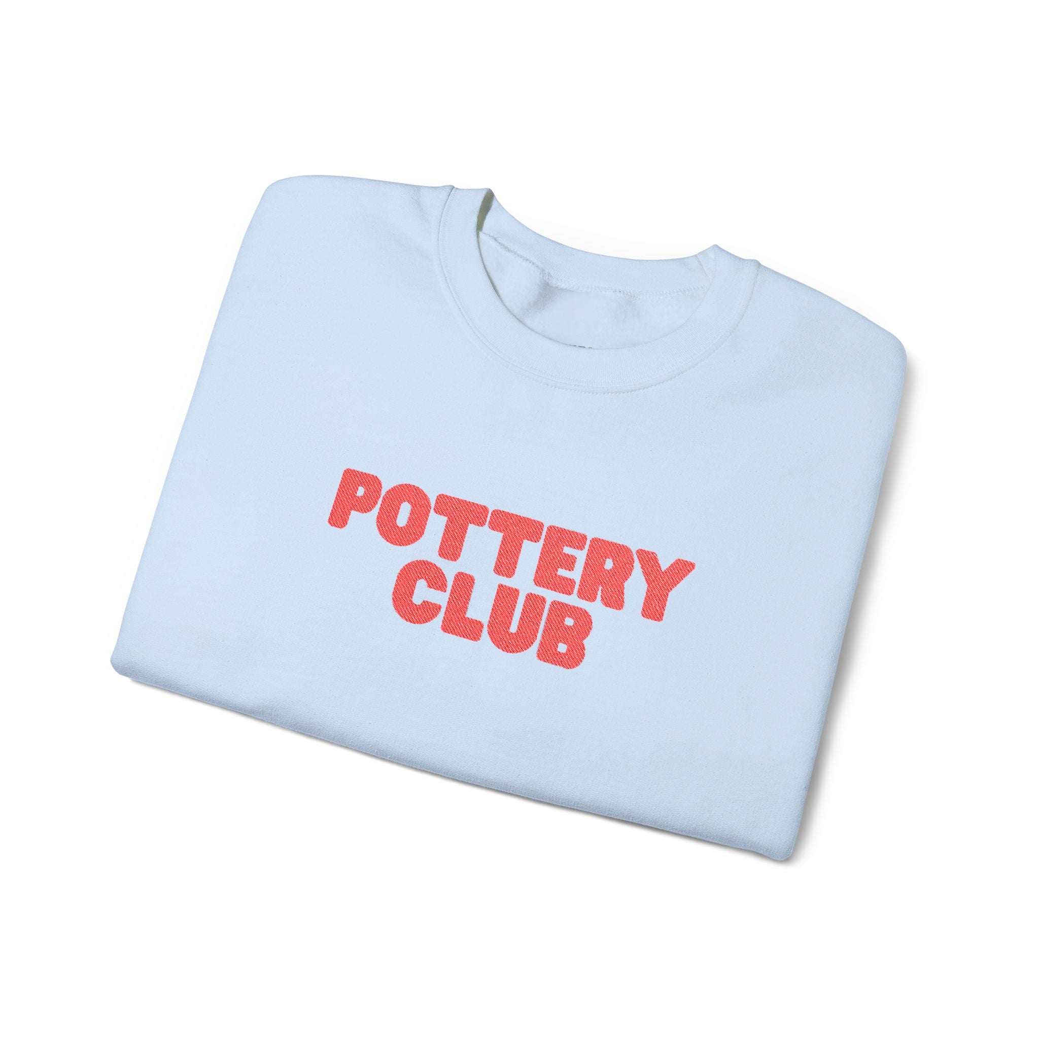 'pottery club' crewneck sweatshirt