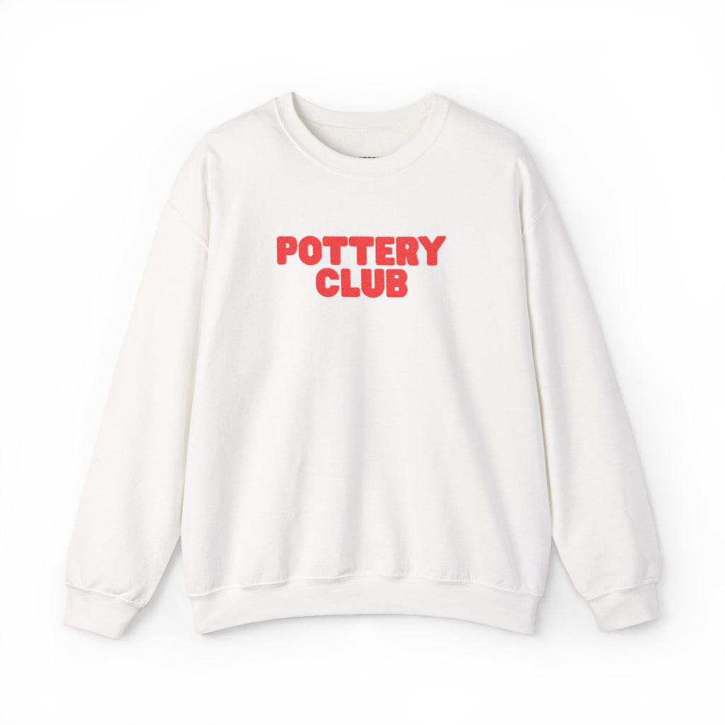'pottery club' crewneck sweatshirt