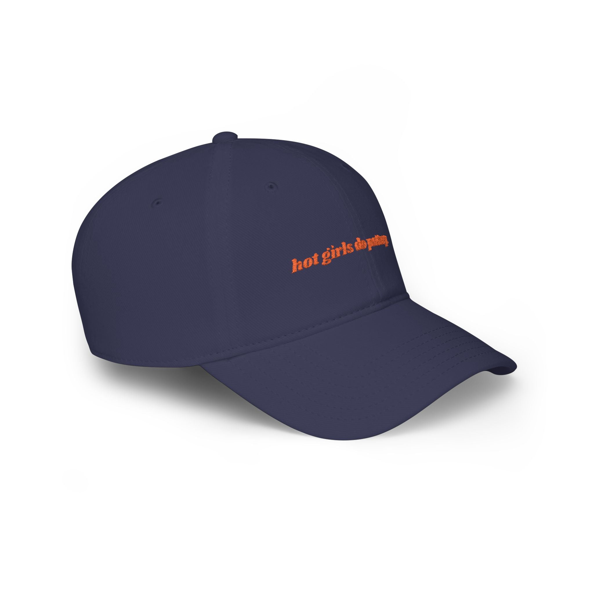 'hot girls do pottery' embroidered baseball cap