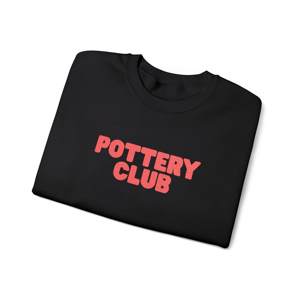 'pottery club' crewneck sweatshirt