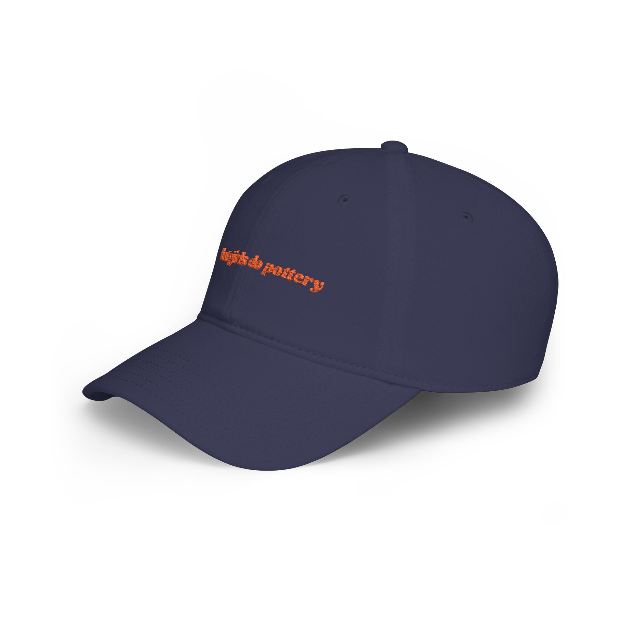 'hot girls do pottery' embroidered baseball cap