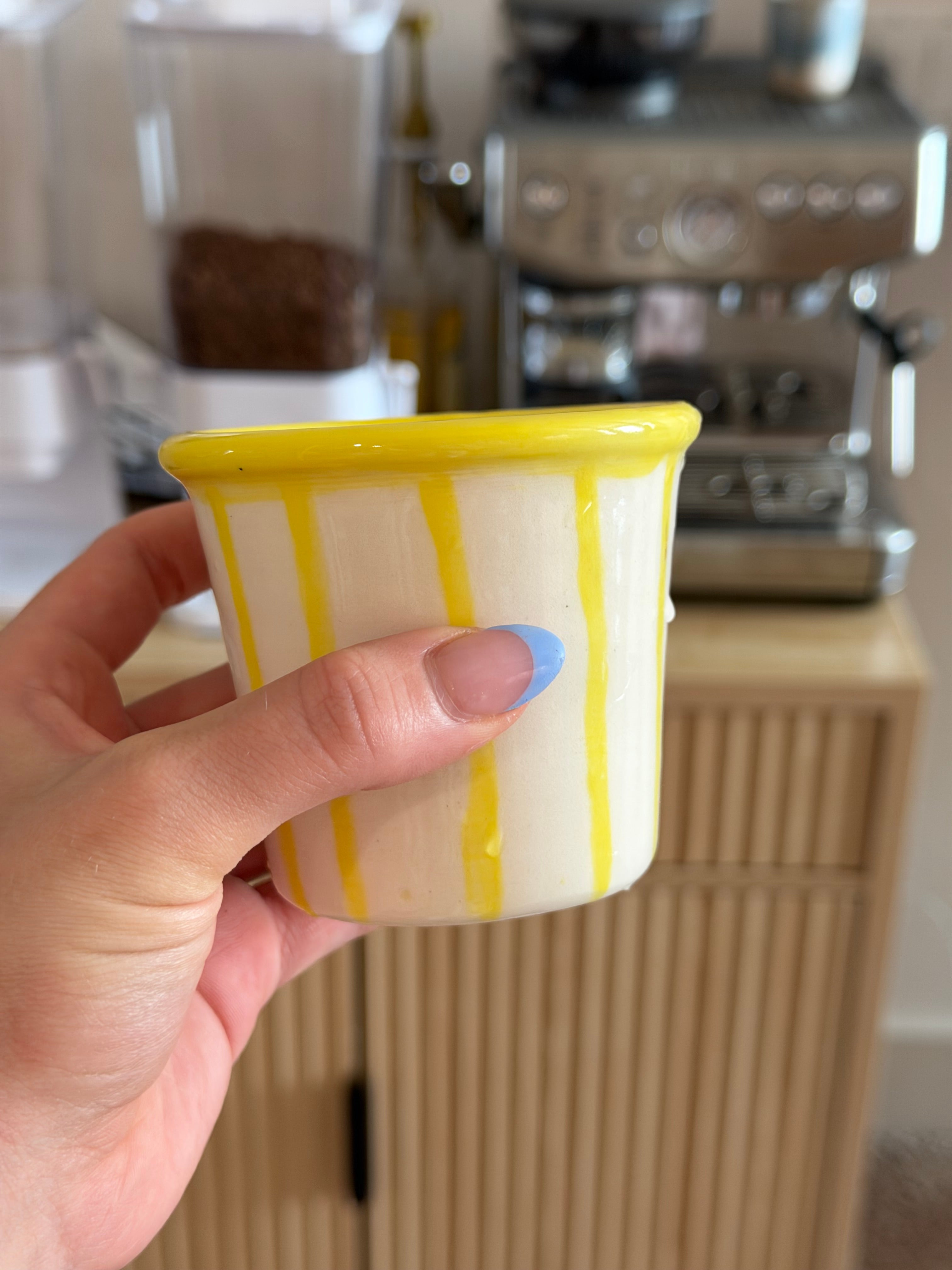 Striped Espresso Cup