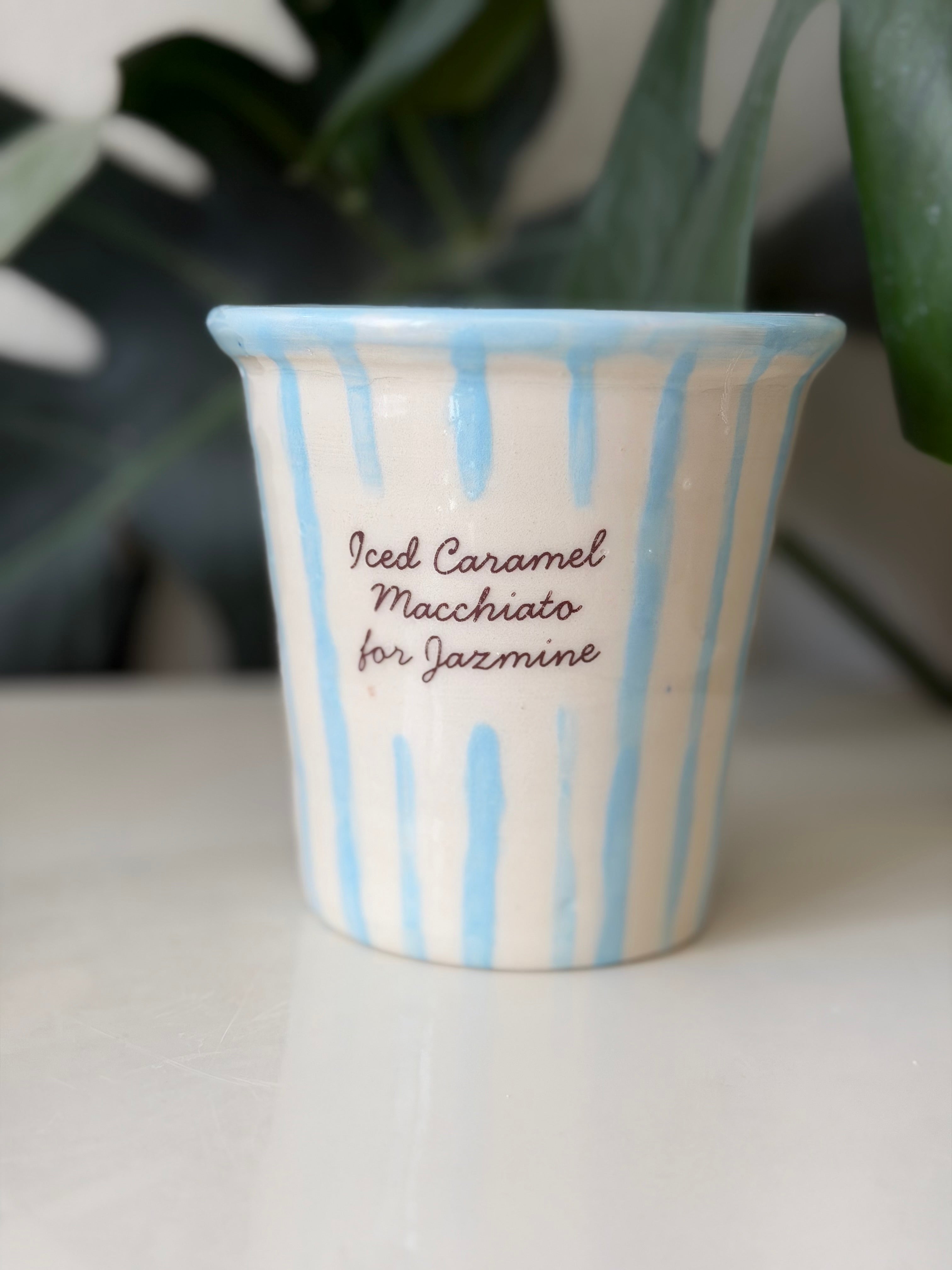 Iced Latte Order Cup